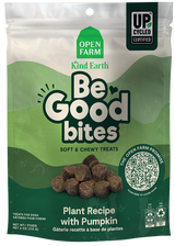 Open Farm Be Good Bites Soft & Chewy Plant with Pumpkin 6oz Dog Treats