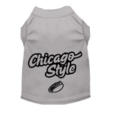 Sparky & Co "Chicago Style" Grey Pet T-Shirt