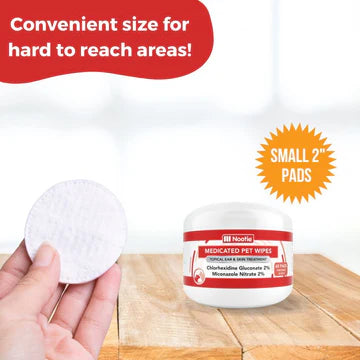 Nootie Dermatology Solutions Antimicrobial Wipes 60ct for Dogs & Cats