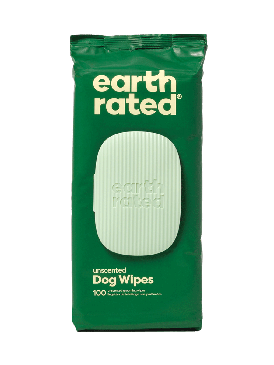 Earth Rated Plant-Based Grooming Wipes