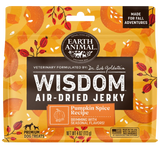 Earth Animal Wisdom Pumpkin Spice Recipe Air-Dried Jerky Dog Treats 4oz