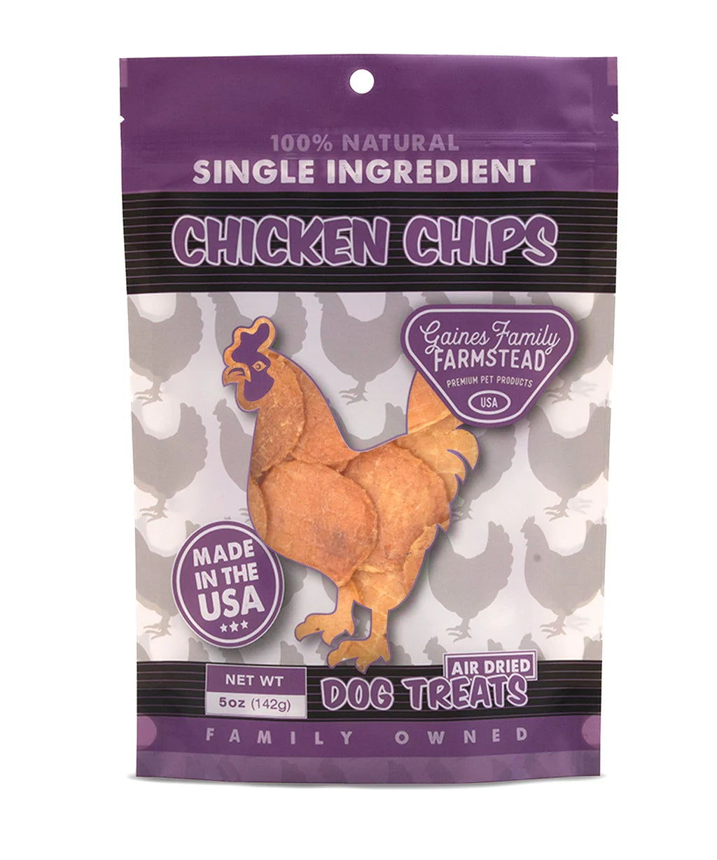 Gaines Family Farmstead Chips Chicken 5oz Dog Treats