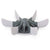 Messy Mutts Universal Slow Feeder Bowl Insert with Suction 7.5" Grey