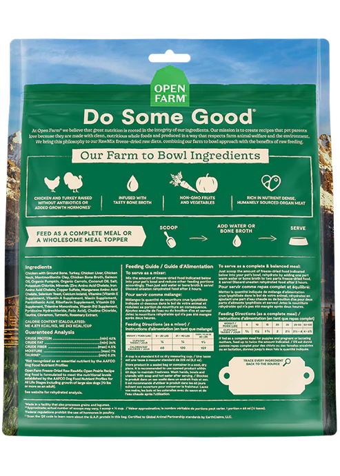 Open Farm RawMix Open Prairie Freeze-Dried Raw Dog Food