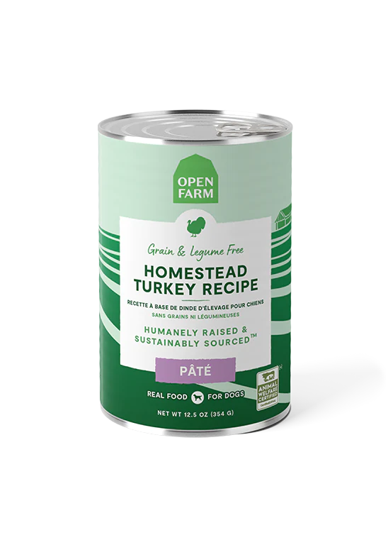 Open Farm Pâté for Dogs Homestead Turkey Canned Dog Food 12.5oz