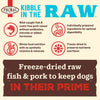 Primal Kibble in the Raw Fish & Pork Dog Food