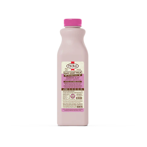 Primal Raw Frozen Goat Milk + 32oz for Dogs & Cats