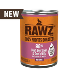 Rawz 96% Recipe with Goat Milk Canned Dog Food