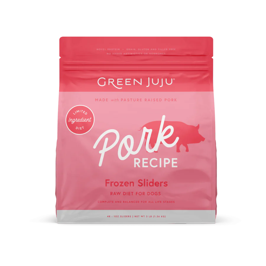 Green Juju Frozen Raw Food Diet Pork Recipe