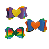 Sparky & Co Rainbow Pride Bow Collar Charm