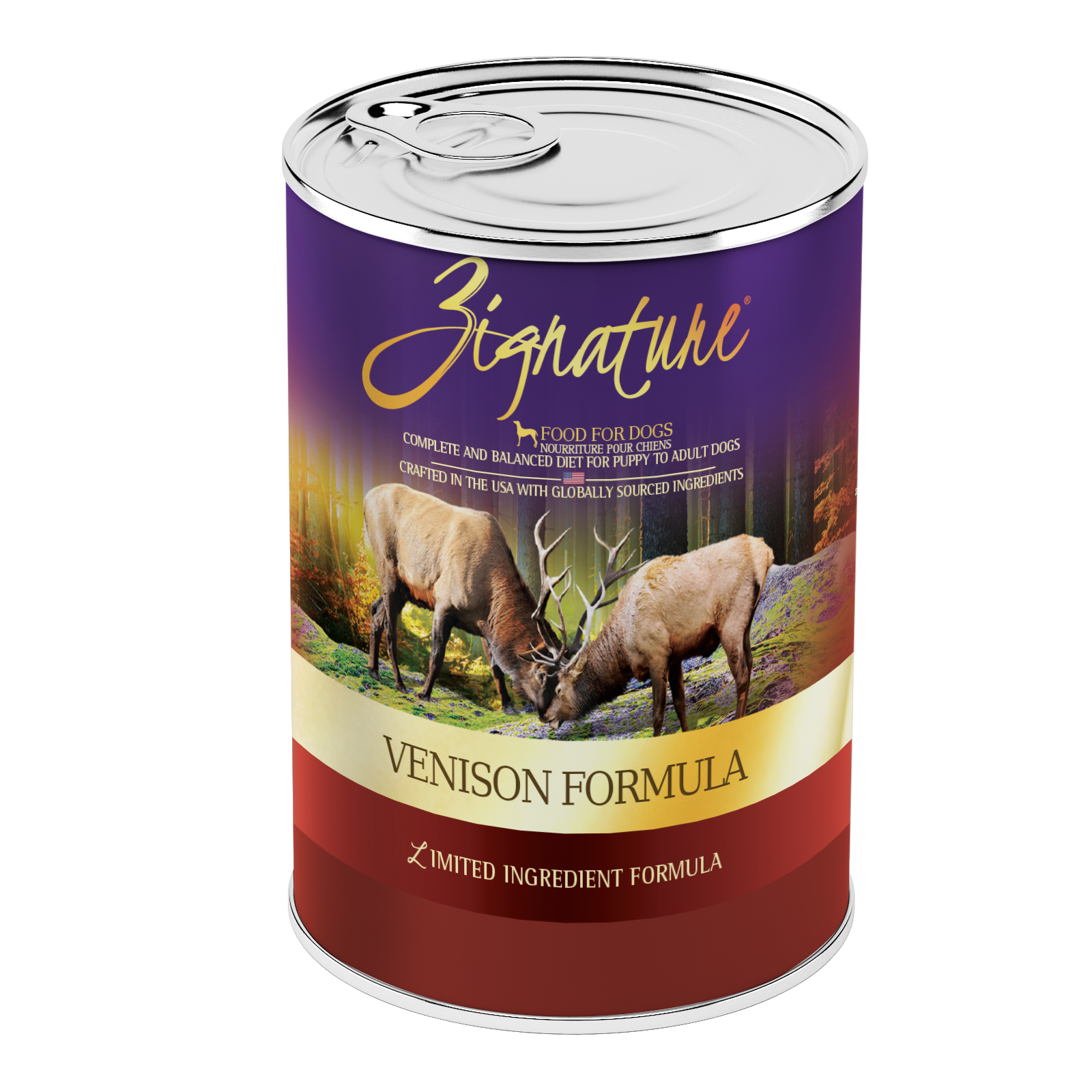 Zignature Venison 13oz Canned Dog Food