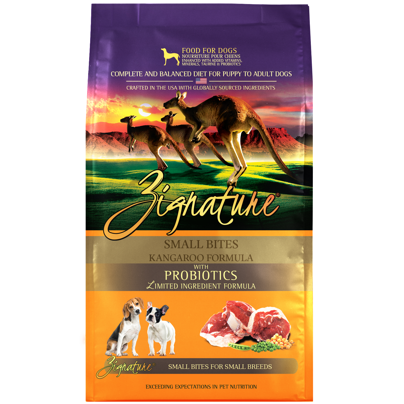 Zignature Small Bites Kangaroo Dry Dog Food