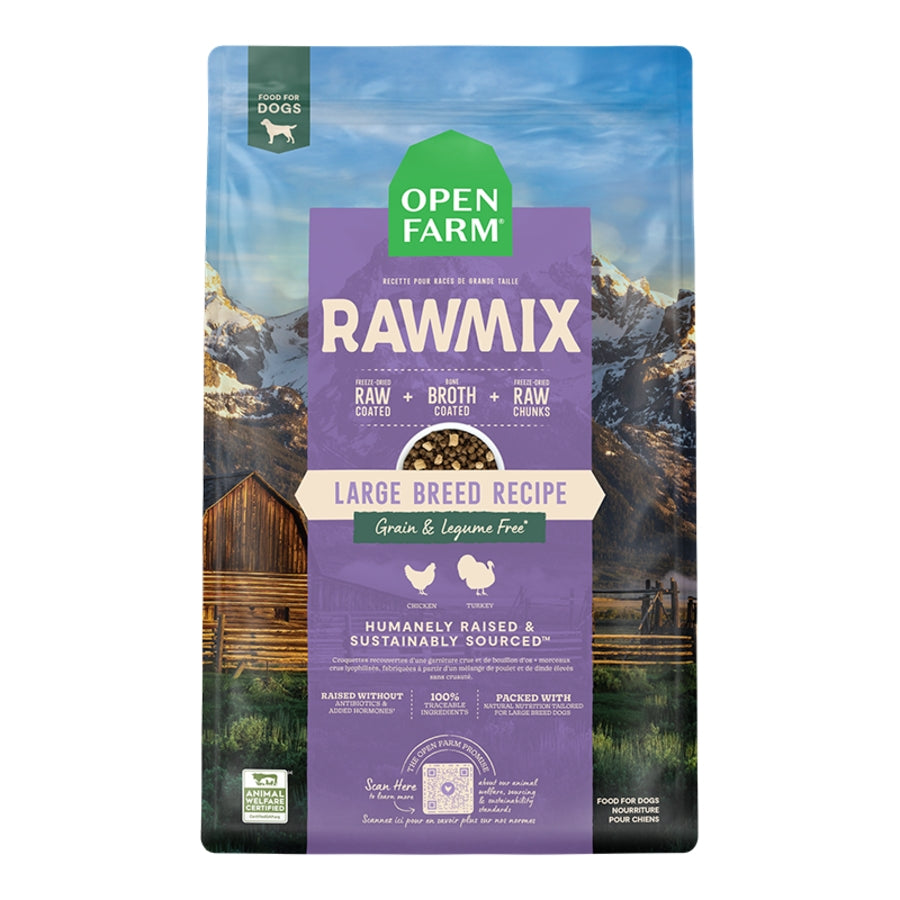 Open Farm RawMix Grain-Free Large Breed Dry Dog Food