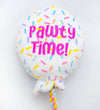 ThoozyPet Birthday Balloon Plush Dog Toy with Rope 7"