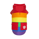 Canada Pooch Torrential Tracker Rainbow Dog Raincoat