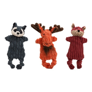HuggleHounds Flatties Woodland Small Dog Toys