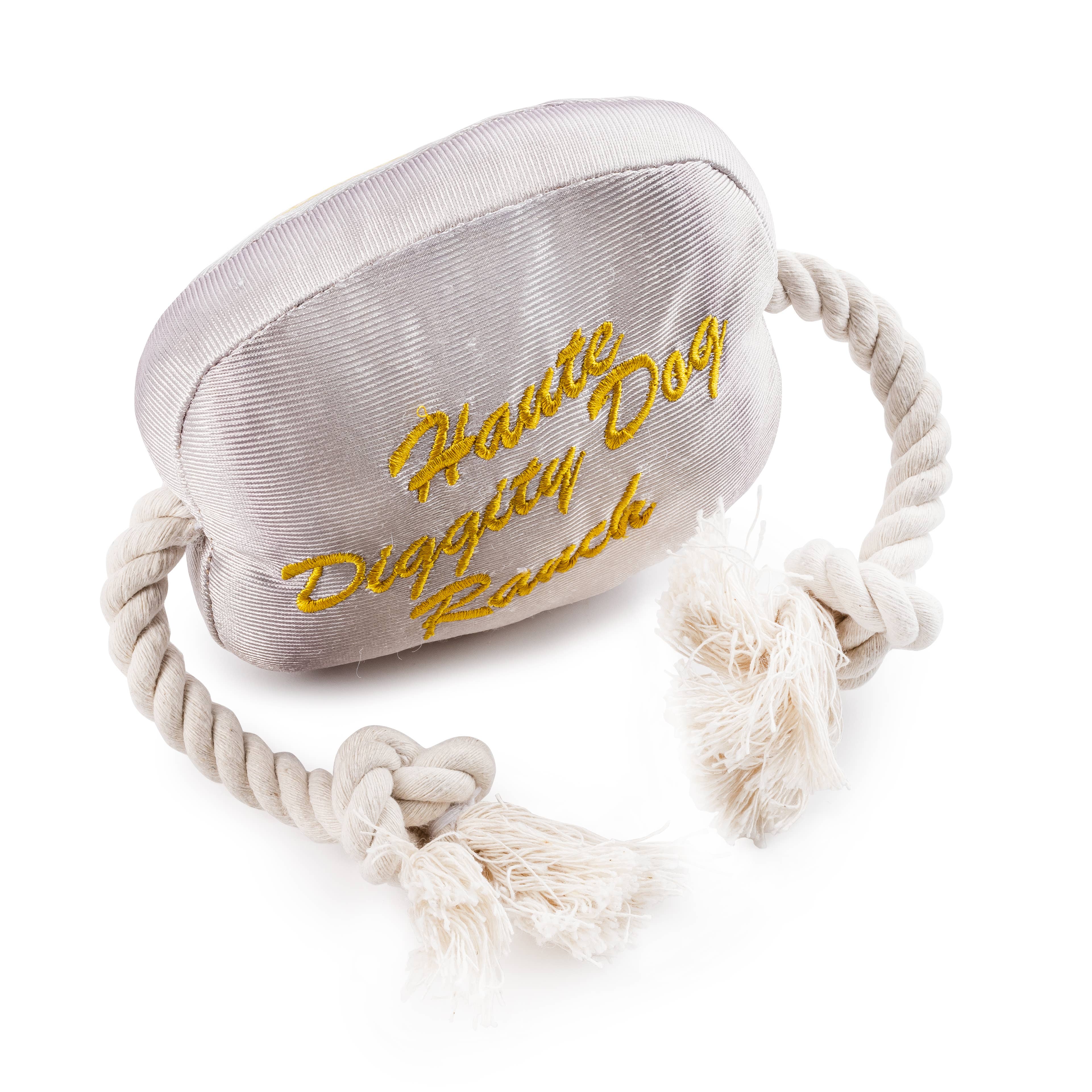 Haute Diggity Dog Western Belt Buckle Dog Toy