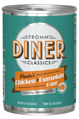 Fromm Diner Paula's Chicken & Pumpkin Pâté Canned Dog Food 12.5oz