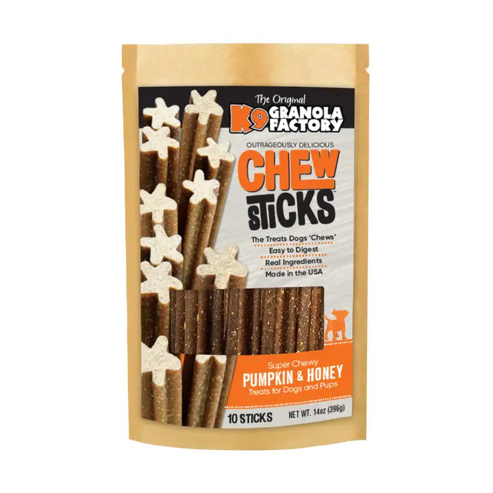 K9 Granola Factory Chew Sticks 10ct Dog Treats