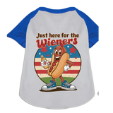 Sparky & Co Patriotic Pet Baseball Raglan T-Shirt