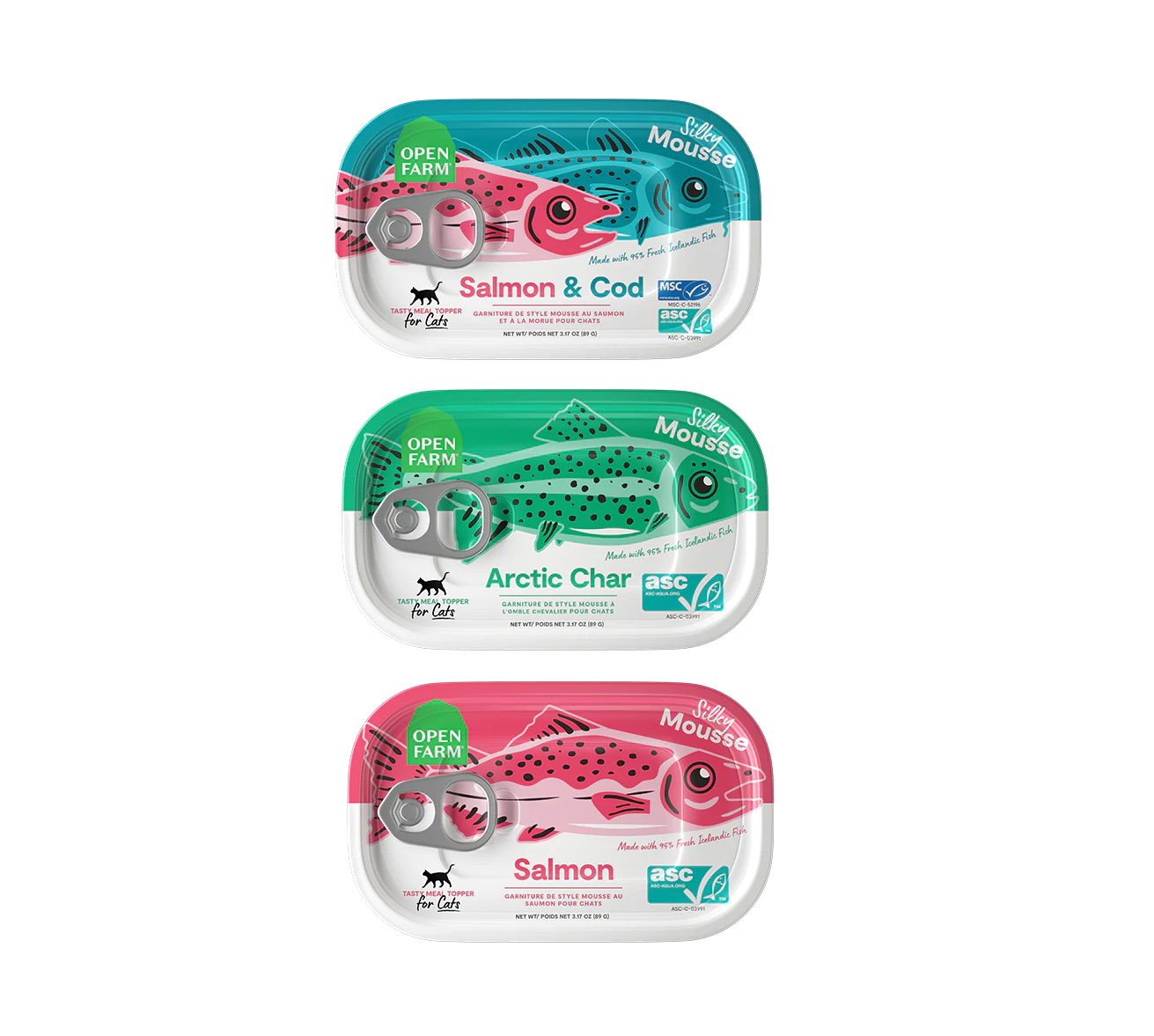 Open Farm Fish Toppers for Cats 3.17oz