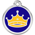 Red Dingo Enamel Pet ID Tag - 1KC - Kings Crown Small - Paw Naturals