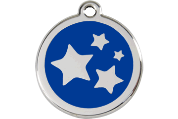 Red Dingo Enamel Pet ID Tag - 1ST - Star - Paw Naturals