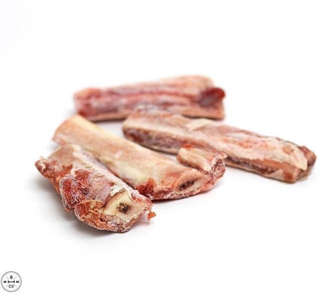 Bones & Co Raw Frozen Buffalo Rib Bones 5" 4pk