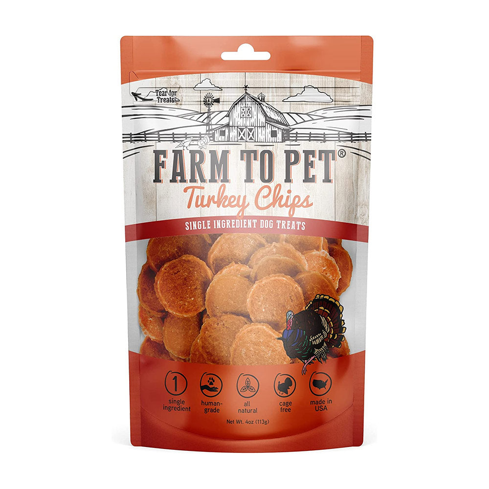 Farm To Pet Turkey Chips Dog Treats