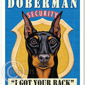 Retropets Doberman Security