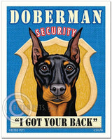 Retropets Doberman Security