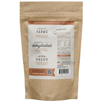 Farm Hounds Beef Heart 4.5oz Dog Treats