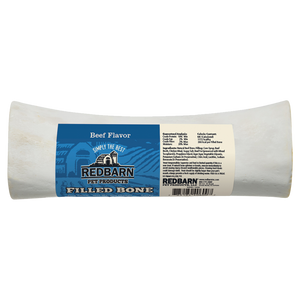 Redbarn Filled Bone Chew Treat for Dogs Beef / Large - Paw Naturals