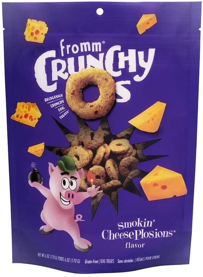 Fromm Crunchy O's Dog Treat Smokin Cheese / 6oz - Paw Naturals
