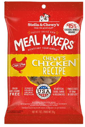 Stella & Chewy's Meal Mixer Chewy's Chicken Raw Freeze-Dried Dog Food 1oz - Paw Naturals