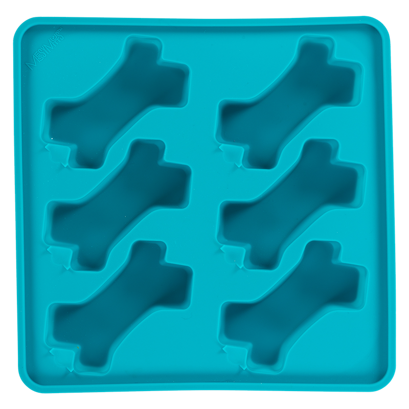 Messy Mutts Framed "Spill Resistant" Silicone Popsicle Mold 9.5"x9.5" Blue - Paw Naturals