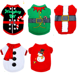 Sparky & Co Cartoon Christmas Print Pajama Shirt for Dogs & Cats (assorted prints)