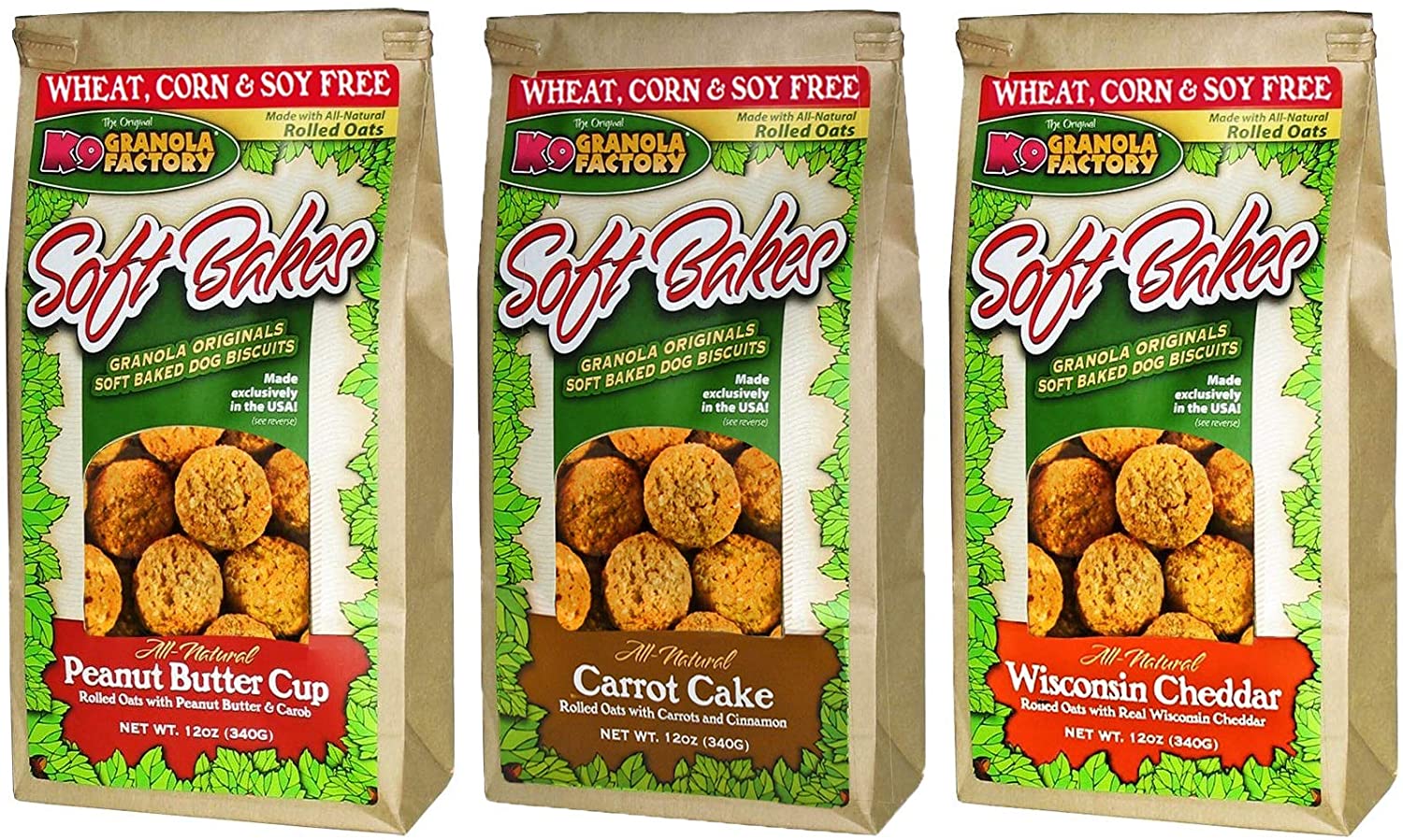 K9 Granola Factory Soft Bakes Dog Biscuit 12oz