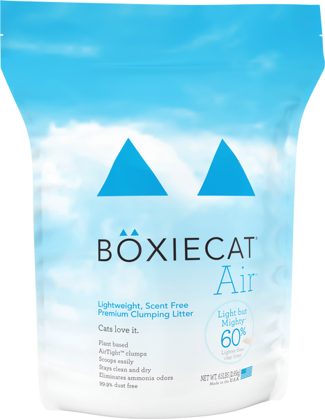 Boxiecat Air Lightweight Scent Free Premium Clumping Litter