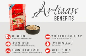 Grandma Lucy's Artisan Pork Freeze-Dried Dog Food - Paw Naturals