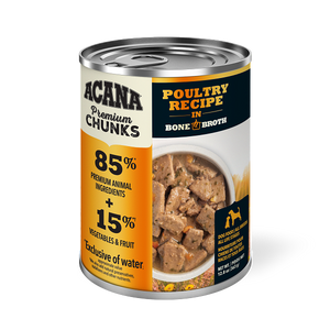 Acana Premium Chunks Canned Dog Food Poultry - Paw Naturals