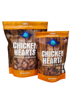 Shepherd Boy Farms Freeze-Dried Chicken Heart Dog & Cat Treats - Paw Naturals