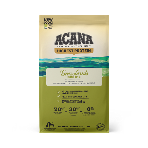 Acana Regionals Grasslands Dry Dog Food 25lb - Paw Naturals