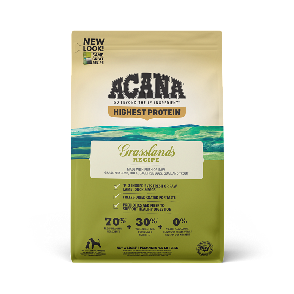 Acana Regionals Grasslands Dry Dog Food 4.5lb - Paw Naturals