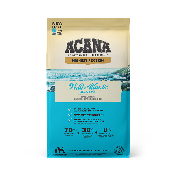 Acana Regionals Wild Atlantic Dry Dog Food 25lb - Paw Naturals