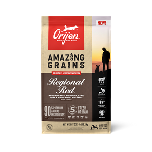 Orijen Amazing Grains Regional Red Dry Dog Food - Paw Naturals