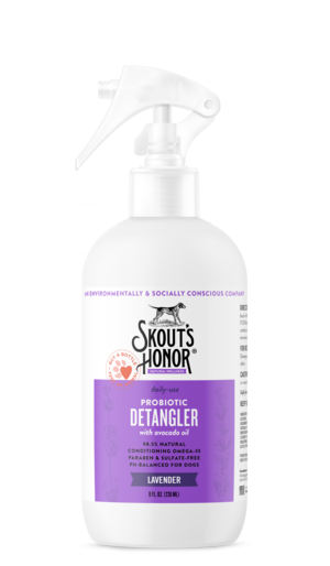 Skout's Honor Probiotic Detangling Spray Lavender 8oz