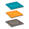 Messy Mutts Framed "Spill Resistant" Silicone Dog Lick Bowl Mat 9.5"x9.5" - Paw Naturals