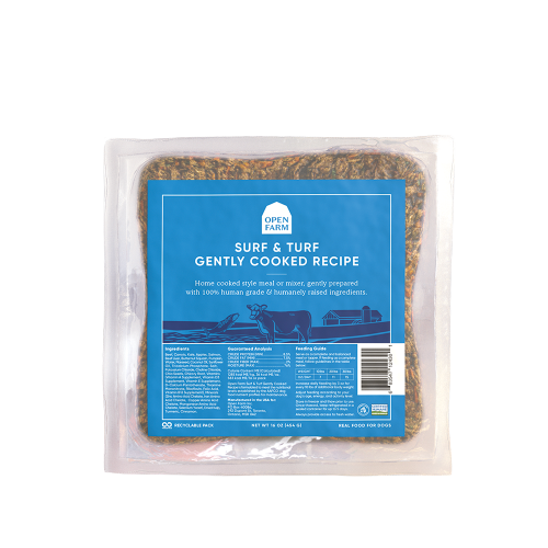 Open Farm Gently Cooked Frozen Dog Food Surf & Turf / 16oz - Paw Naturals