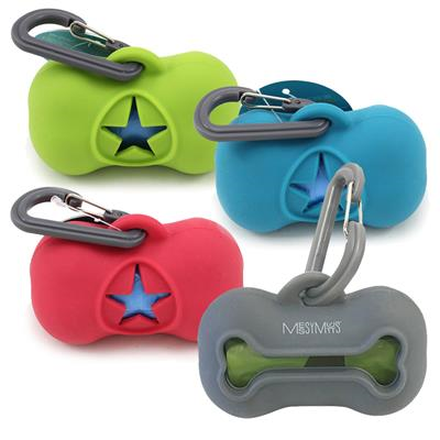 Messy Mutts Silicone Pet Waste Bag Holder - Paw Naturals